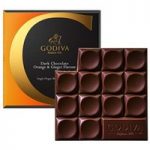 Godiva, Single origin, Mexico Dark chocolate with Orange & Ginger