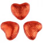 Orange chocolate hearts – Bulk box of 200