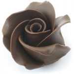Dark chocolate roses – Single Dark Chocolate Rose