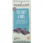 Madecasse, Sea salt & Cocoa nibs, 63% dark chocolate bar
