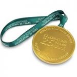 Personalised chocolate medal 100mm