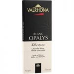 Valrhona Opalys, white chocolate bar