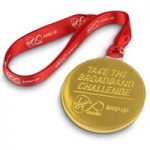 Personalised chocolate medal 75mm